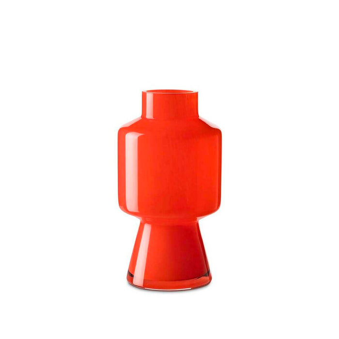 Vaso in Vetro rosso
