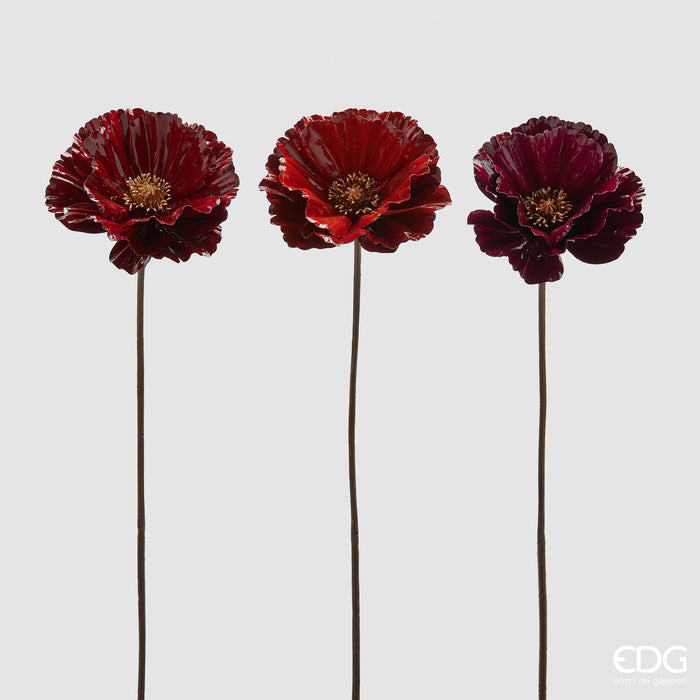 EDG Enzo De Gasperi Ramo di Papavero Glossy – h.70 cm