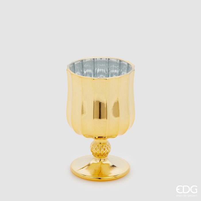 EDG Enzo De Gasperi Portacandela Shine Calice oro