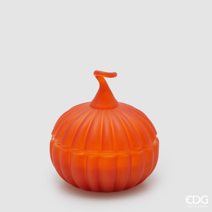 EDG Enzo De Gasperi Candela Pumpkin in vetro