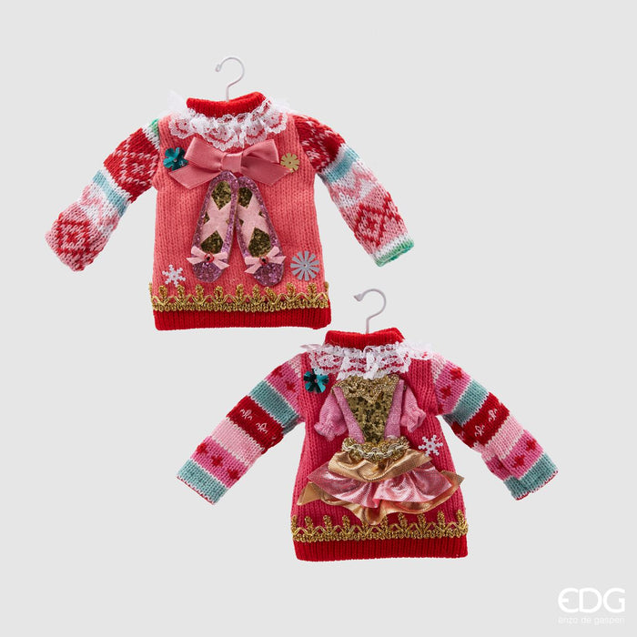 DECORAZIONE MAGLIONE BALLERINA (2ASS)