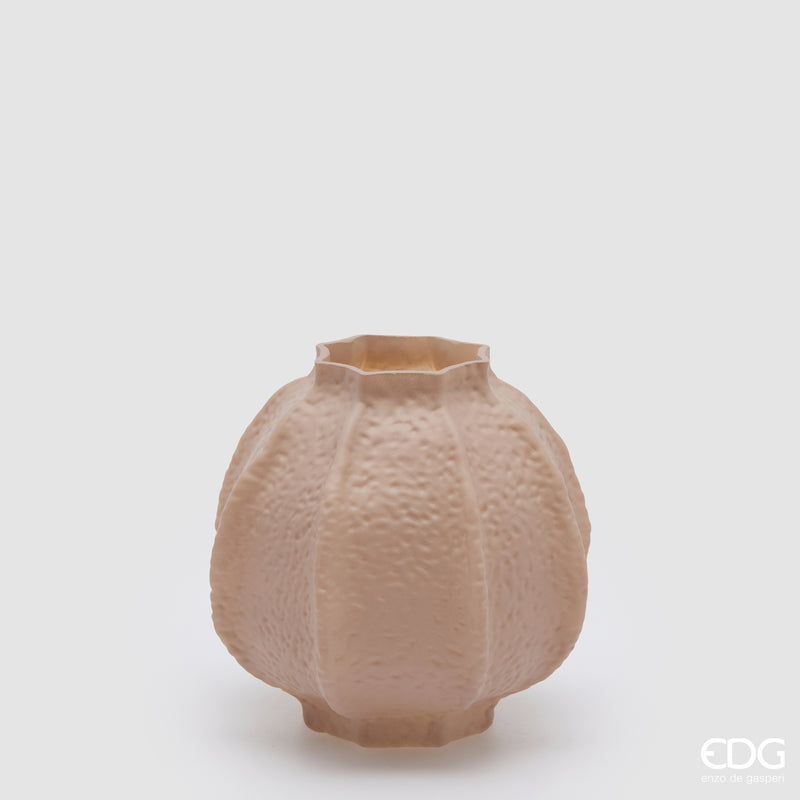 Vaso Primordial Bombato EDG in vetro satinato