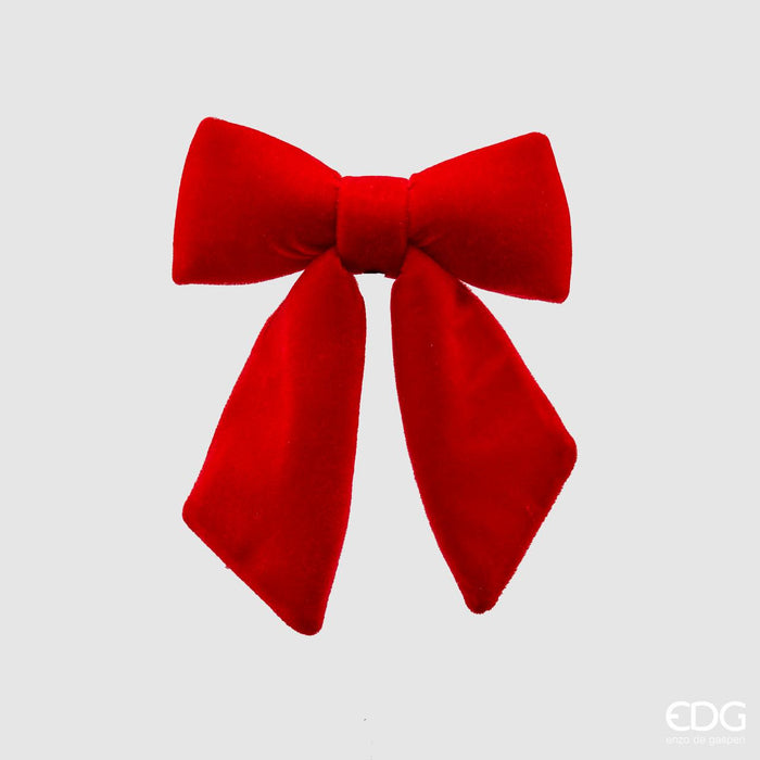 EDG Enzo De Gasperi Fiocco in velluto h.38 cm