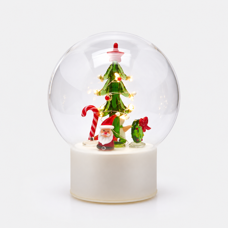 Sfera Twist EDG con LED e movimento H 18 cm – 3 varianti