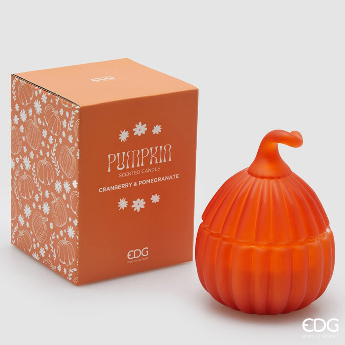 EDG Enzo De Gasperi Candela Pumpkin in vetro