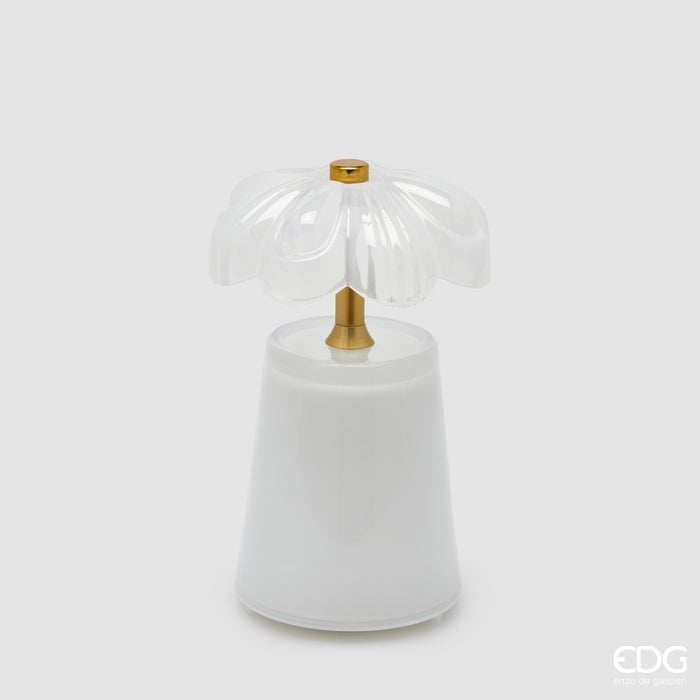 EDG Enzo De Gasperi Lampada da Tavolo Lily in Vetro