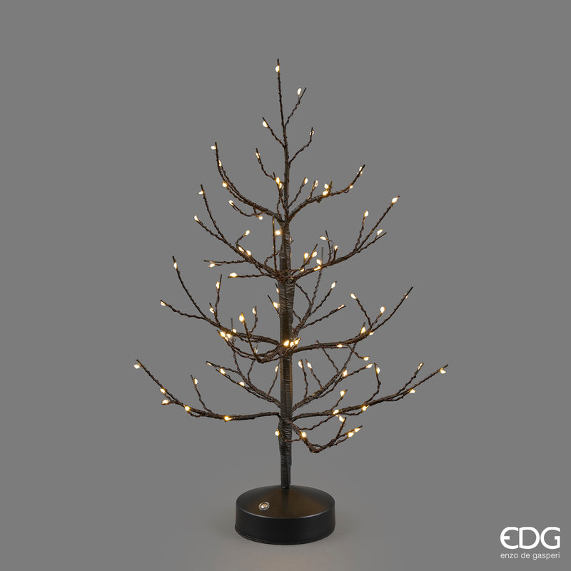 Faggio LED Slim EDG USB H 45 cm con 90 miniLED – Oro e Nero