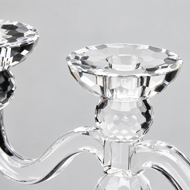 Candelabro Crystal EDG in vetro a 5 bracci