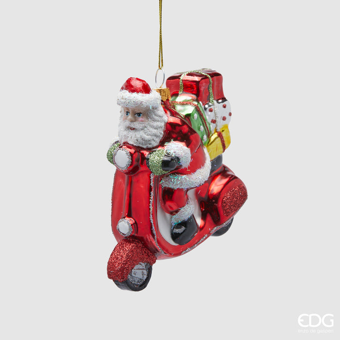 EDG Enzo De Gasperi Addobbo Babbo Natale su Scooter