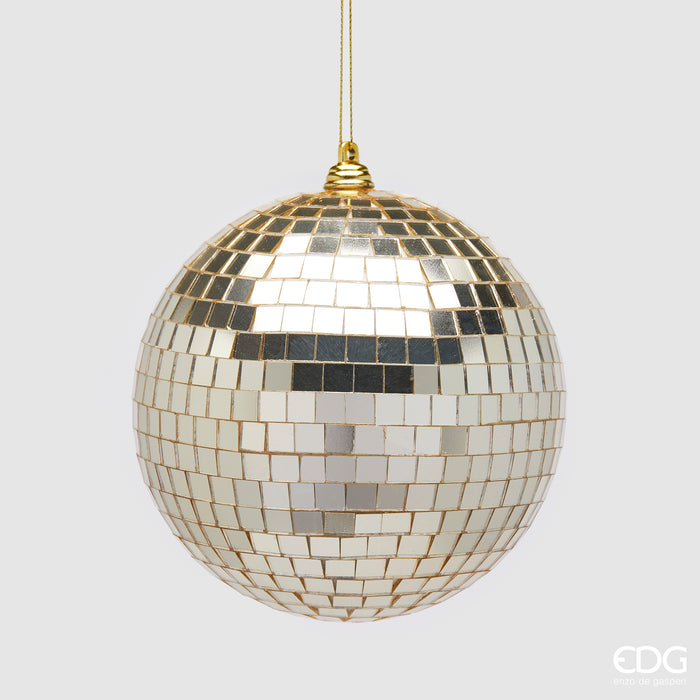 EDG Enzo De Gasperi Addobbo Palla Specchio Oro