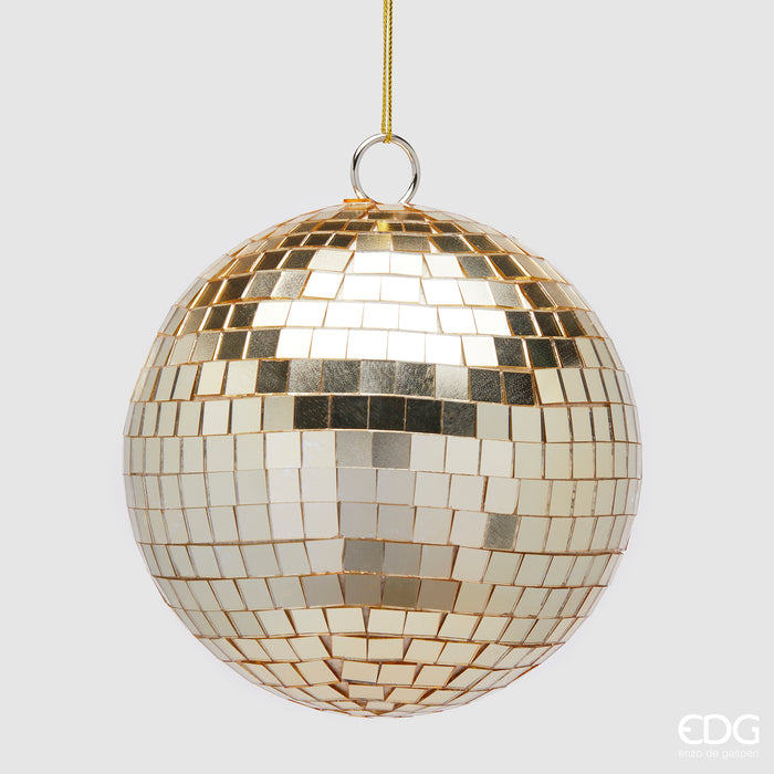 EDG Enzo De Gasperi Addobbo Palla Specchio Oro