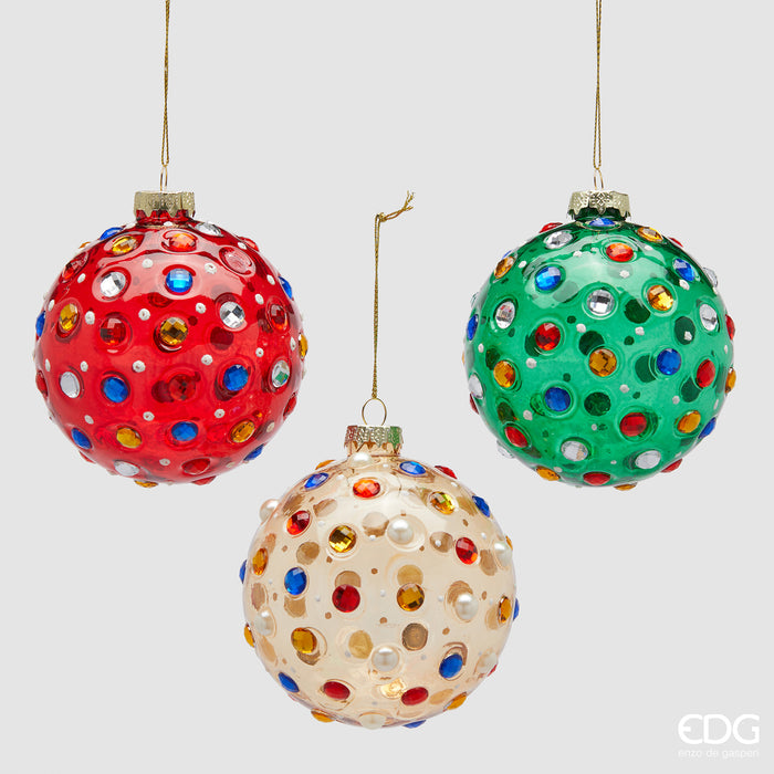 EDG Enzo De Gasperi Addobbo Palla Super Gemme – d.10 cm