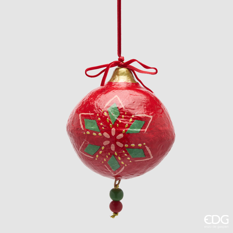 Palla Jaipur EDG Green Red d. 9 cm