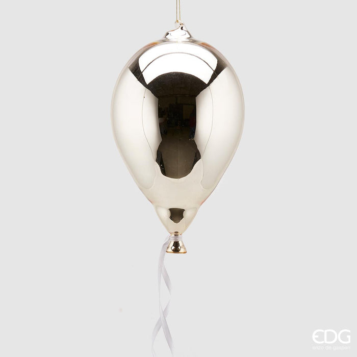 DECORAZIONE PALLONCINO VETRO (6 ASS)