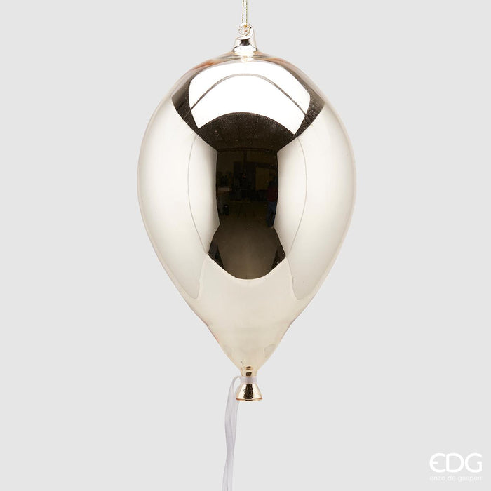 DECORAZIONE PALLONCINO VETRO (6 ASS)