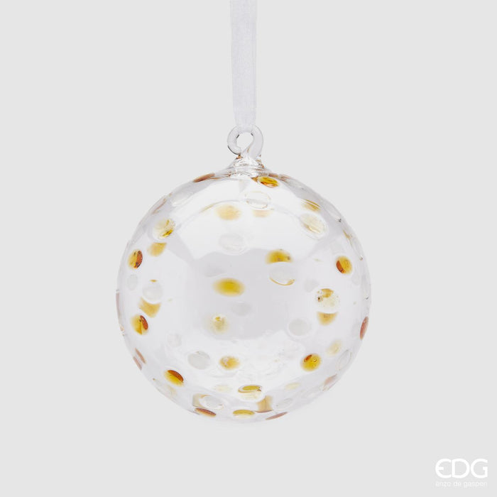 EDG Enzo De Gasperi Palla in vetro Drops Gold