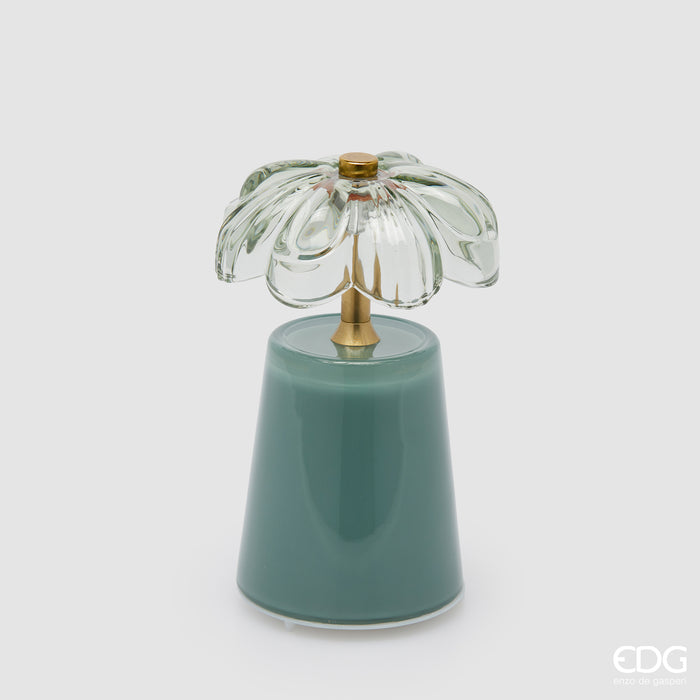 EDG Enzo De Gasperi Lampada da Tavolo Lily in Vetro