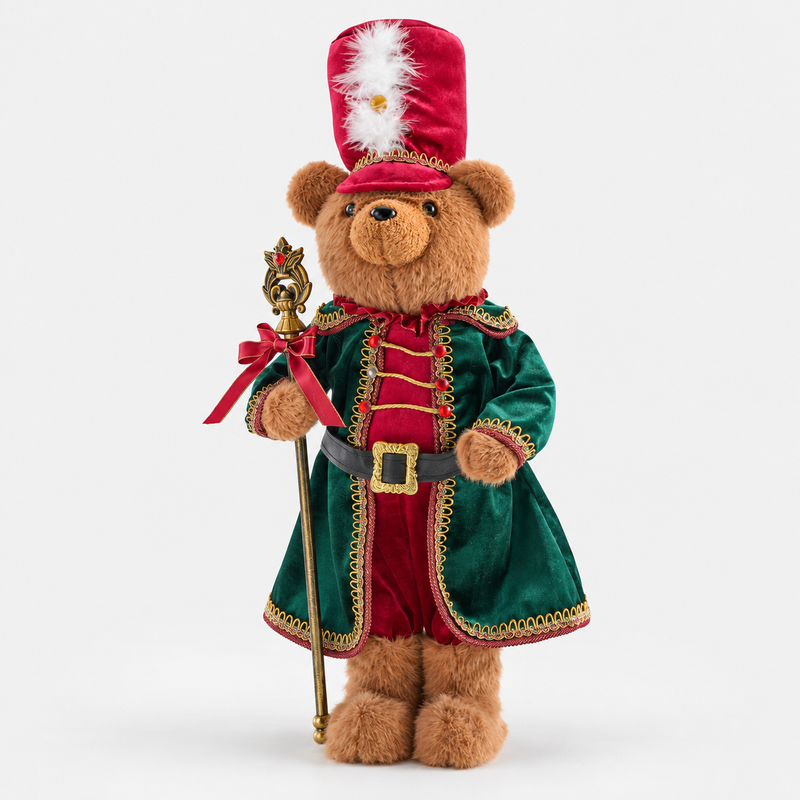 Orso soldatino EDG H 60 cm – 2 varianti natalizie