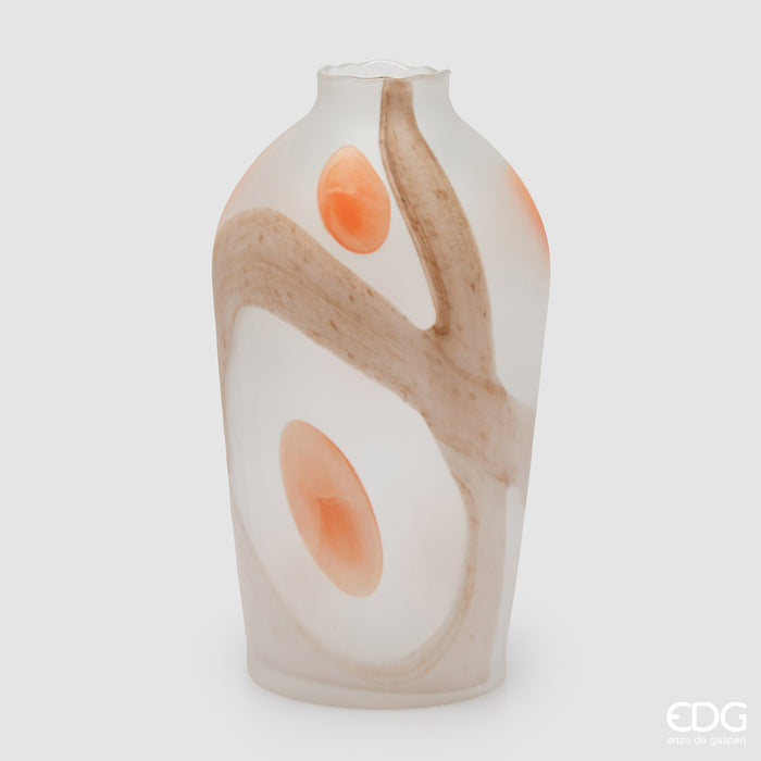 EDG Enzo De Gasperi Vaso Macula Anfora in Vetro