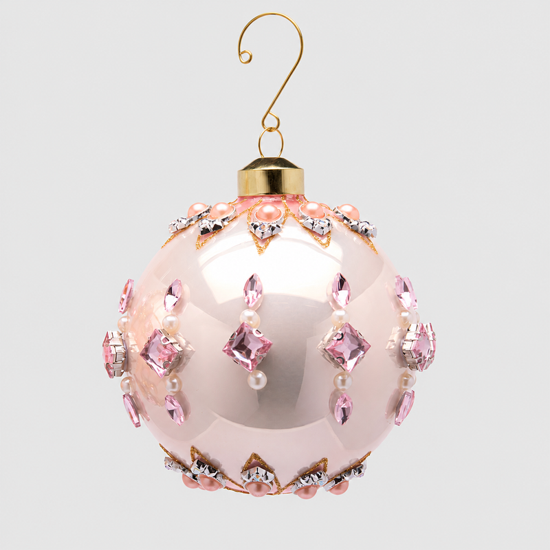 Palla Regency EDG in vetro rosa antico d. 10 cm - 2 varianti