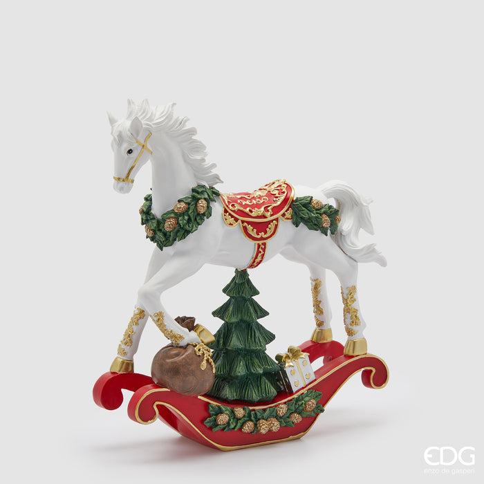 EDG Enzo De Gasperi Decoro cavallo a dondolo
