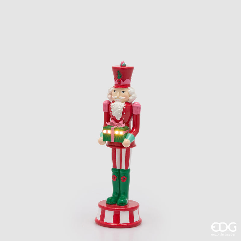 Soldatino decorativo EDG H 31 cm – Pink Mix e Green Red