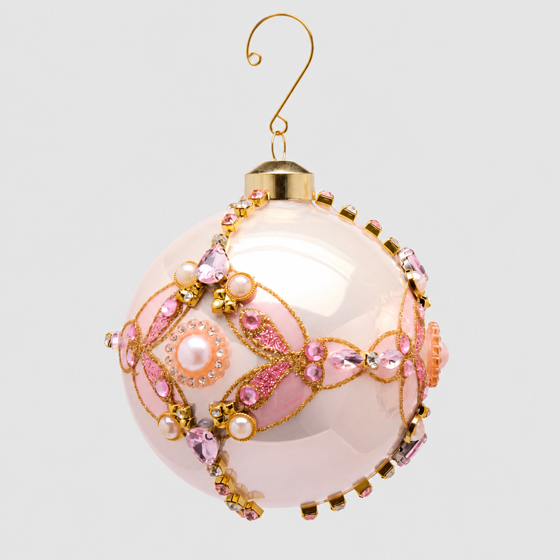 Palla Regency EDG in vetro rosa antico d. 10 cm - 2 varianti