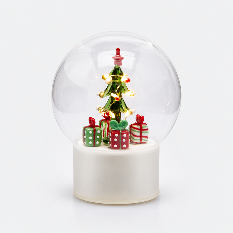 Sfera Twist EDG con LED e movimento H 18 cm – 3 varianti