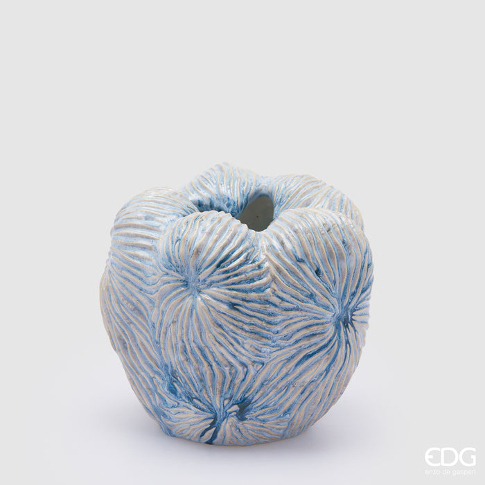 EDG Enzo De Gasperi Vaso Chakra Marino in Ceramica