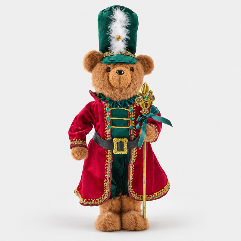 Orso soldatino EDG H 60 cm – 2 varianti natalizie