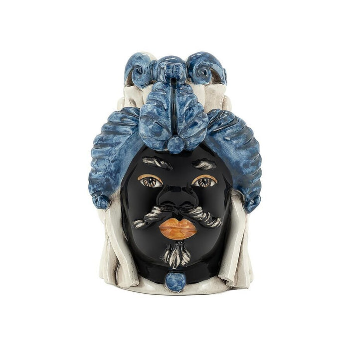 Testa di Moro Small Blue | Abhika Home Couture