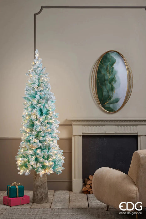 EDG Enzo De Gasperi Pino Candy Acqua Innevato – H 180 cm · d. 71 cm · 360 LED