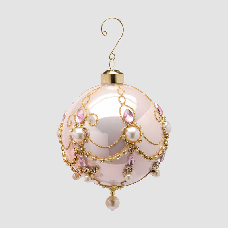 Palla Regency EDG in vetro rosa antico d. 10 cm – 3 varianti