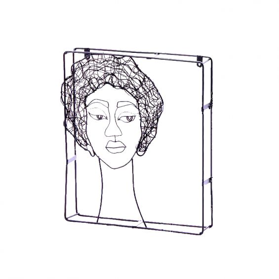 QUADRO TESTA METAL (3 ASS) 35X30